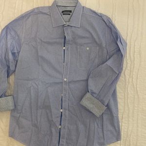 Bugatchi XL Classic Fit men’s long sleeve button up shirt